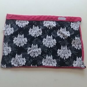 Carseat Canopy pink black print car seat blanket
